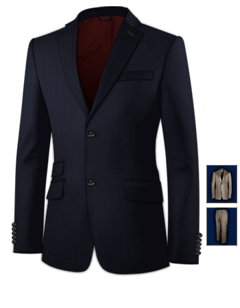 Abiti Da Sposo Lecce with 2 Buttons, Single Breasted