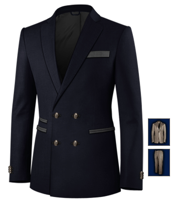 Confezione Abiti Su Misura with 4 Buttons,double Breasted (2 To Close)