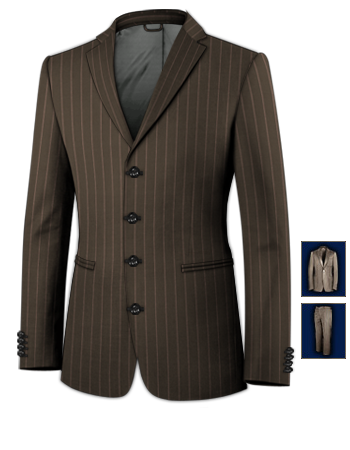 Positano Sartorie Di Abiti with 4 Buttons, Single Breasted