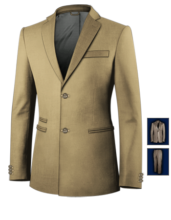 Abito Cocktail Abiti with 2 Buttons, Single Breasted