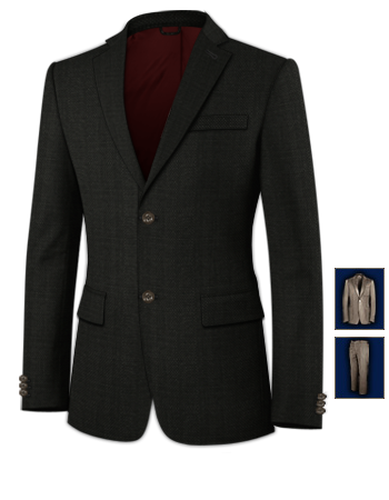 Abiti List with 2 Buttons, Single Breasted
