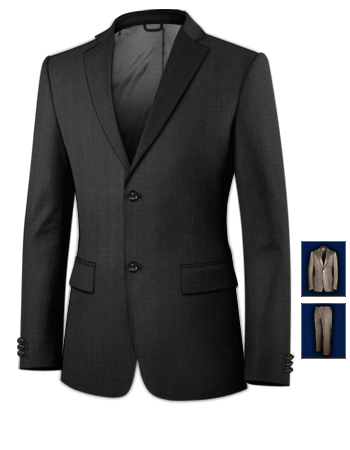 Abito Su Misura Milano with 2 Buttons, Single Breasted