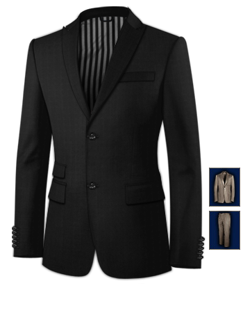 Abito Lino with 2 Buttons, Single Breasted