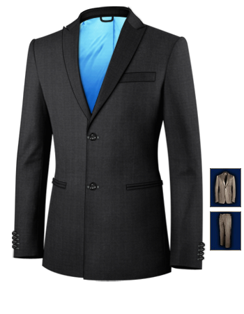 Abiti Sera with 2 Buttons, Single Breasted