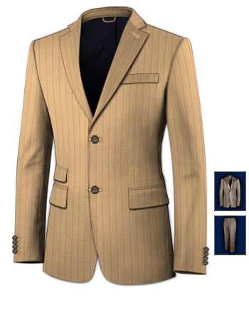 Costi Abiti Su Misura with 2 Buttons, Single Breasted