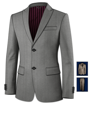 Abiti Da Sposo Americani with 2 Buttons, Single Breasted