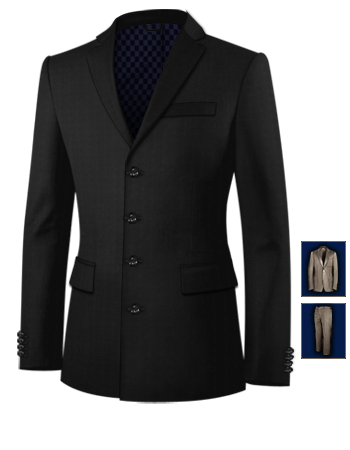 Abiti Per Occsione Negozi with 4 Buttons, Single Breasted