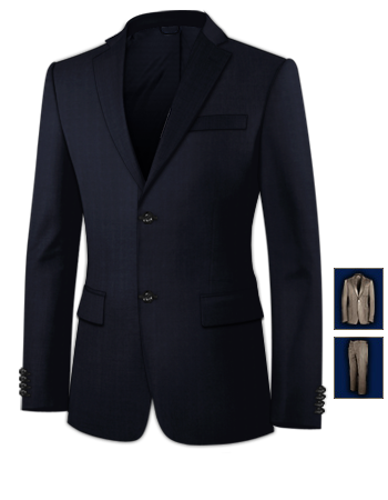 Abiti Su Misura Uomo Brianza with 2 Buttons, Single Breasted