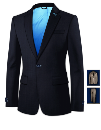 Abito 3 Pezzi with 1 Button, Single Breasted